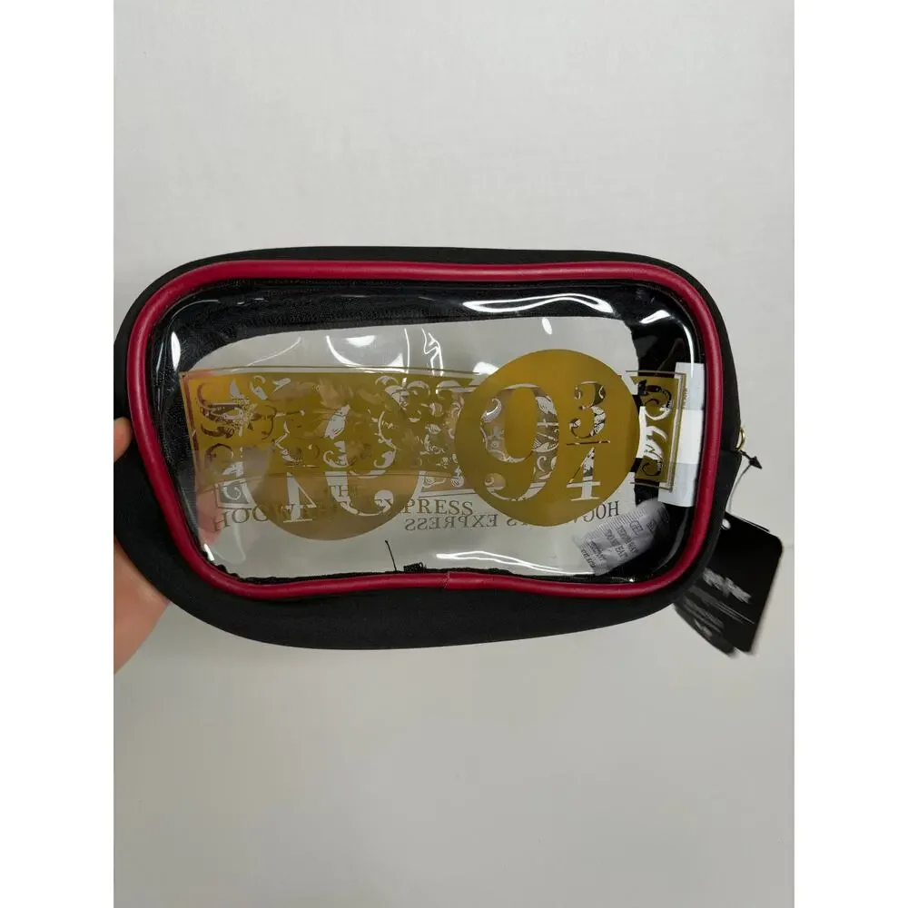 NEW Hot Topic Harry Potter Hogwarts Clear Make Up Bag